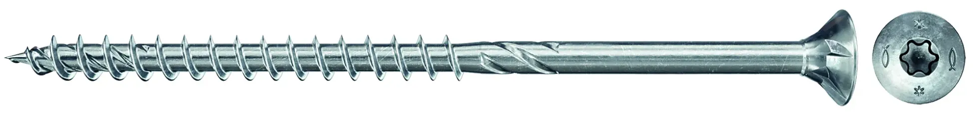 Treskrue Senkhode 3,5x45mm Elzink