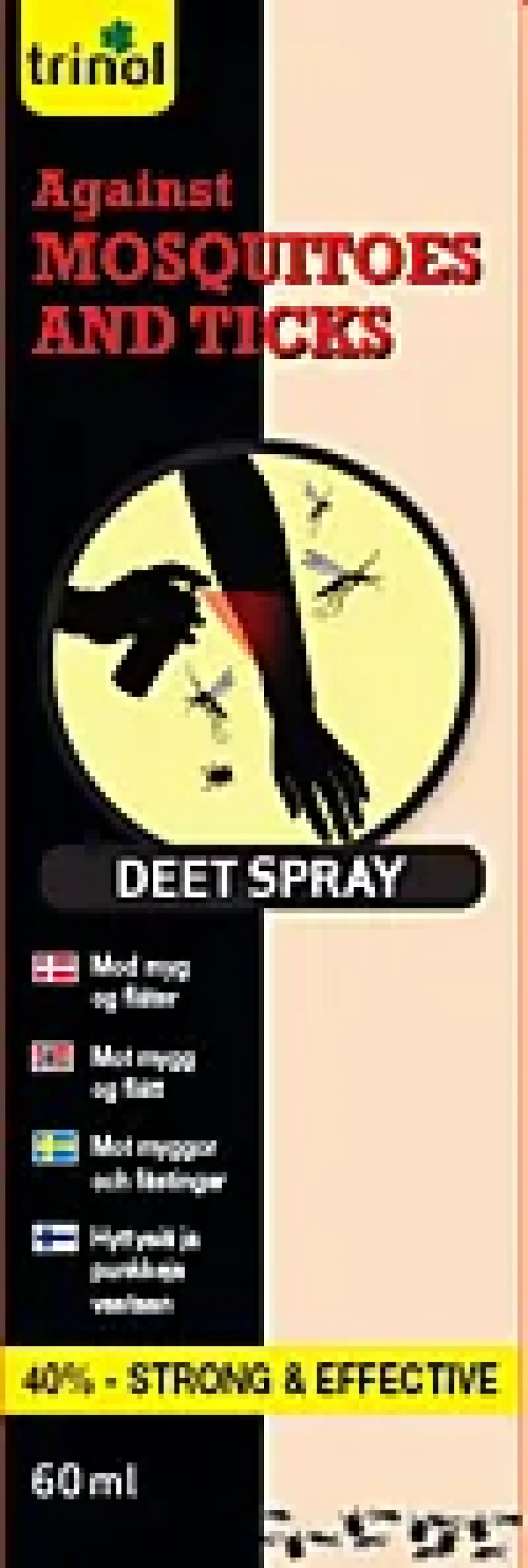 TRINOL DEET SPRAY 40% MYGG OG FLÅTT