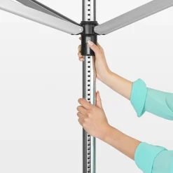 Tørkestativ utendørs Lift-O-Matic metalljordspyd 50m