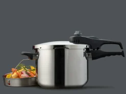 Trykkoker med kurv 6l