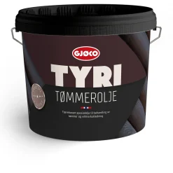 Tyri tømmerolje gul base 4,5l