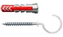 Universalplugg Duopower 6x30mm med krok 6 Stk