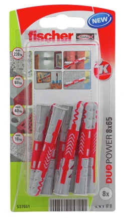 Universalplugg Duopower 8x65mm 8 Stk