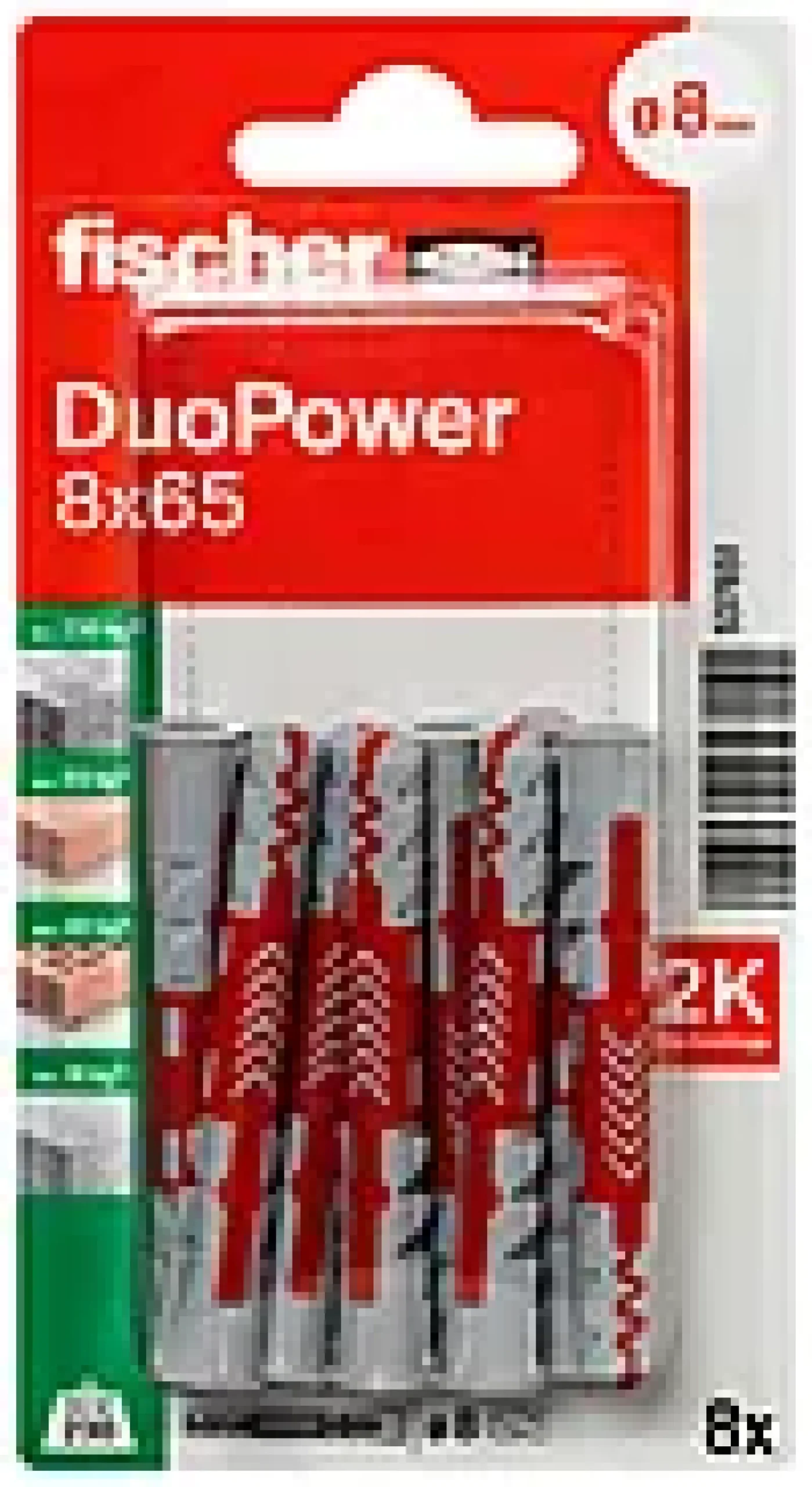 Universalplugg Duopower 8x65mm 8 Stk