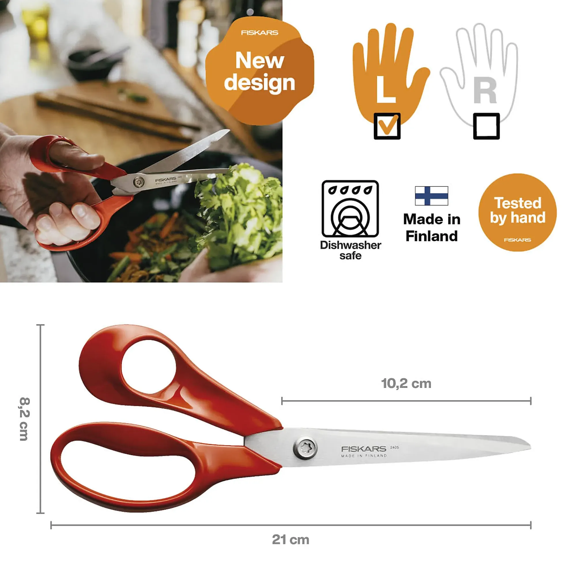 Universalsaks classic venstre 21cm