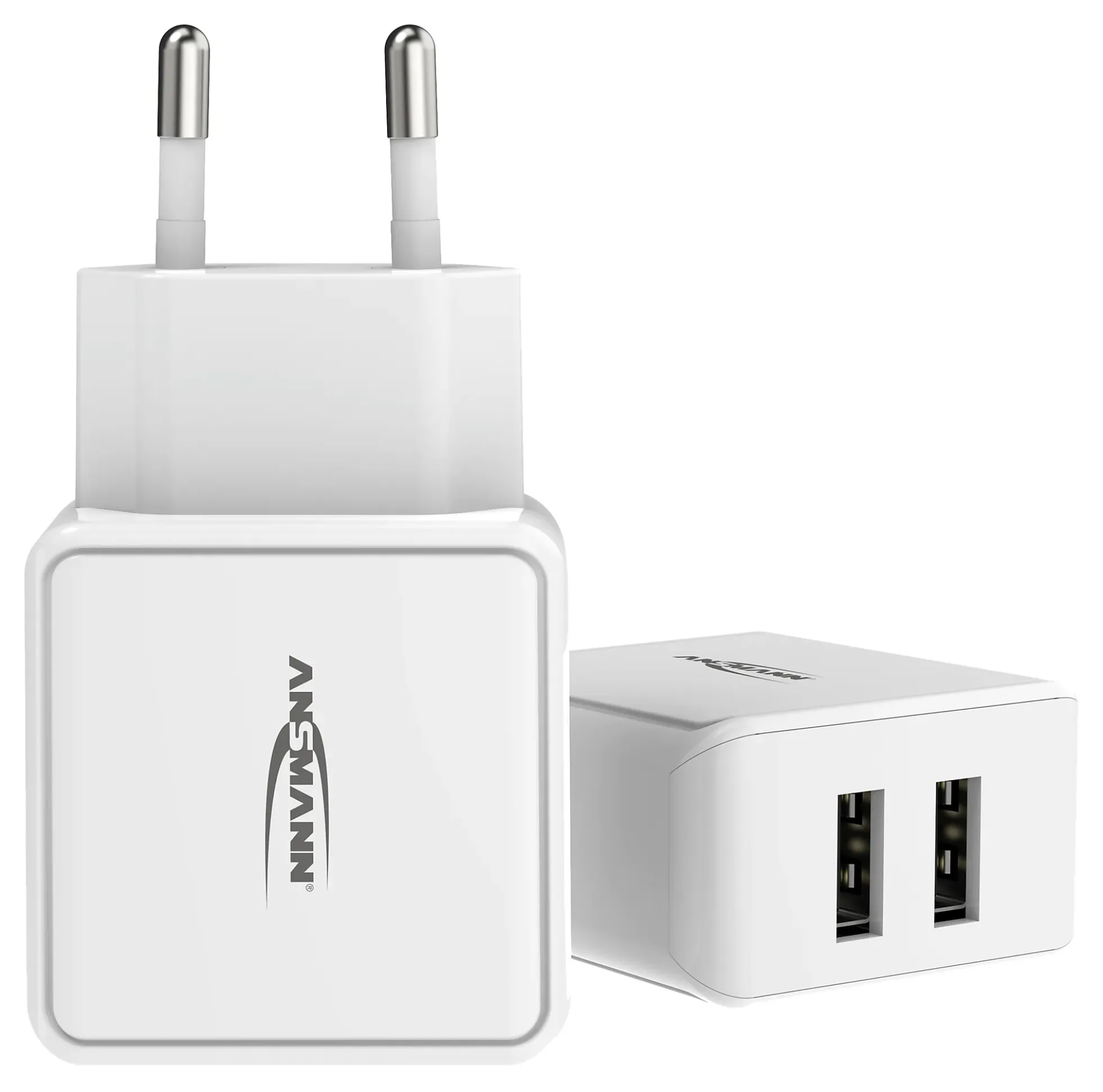 USB-lader 220V 2xUSB/2,4a/12watt
