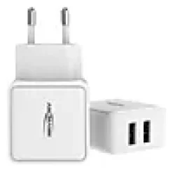 USB-lader 220V 2xUSB/2,4a/12watt
