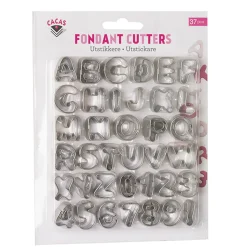 Utstikker alfabet og nummer 37stk