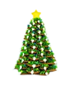 Utstikkersett Juletre 10 deler