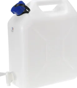 Vannkanne med skrukork og tappekran 10l