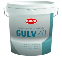 Vanntynnbar gulvmaling i 40-glans A base 2,7l