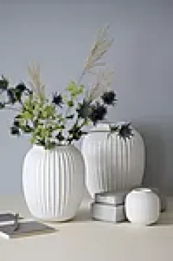VASE HAMMERSHØI HVIT 20CM