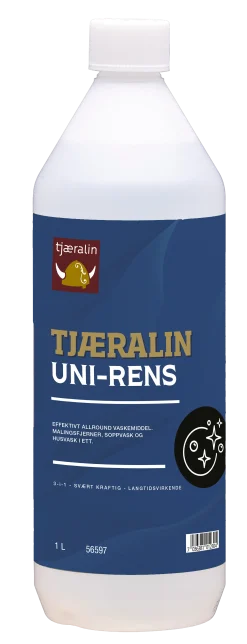 Vaskemiddel uni rens 1-2-3 1l