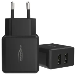 Vegglader 12W 2xUSB-A