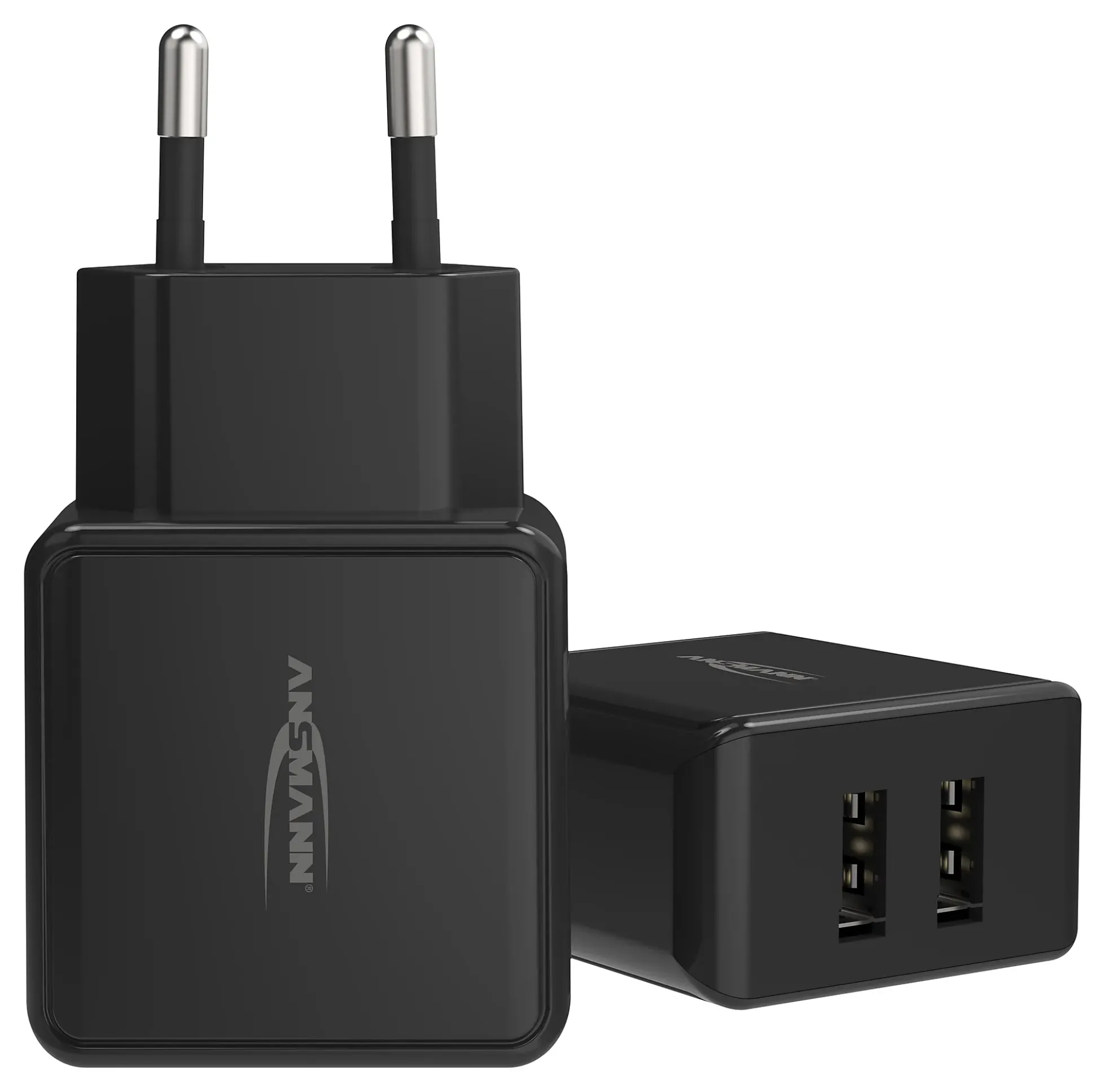 Vegglader 12W 2xUSB-A