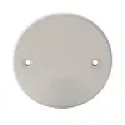 Vegglokk i pvc hvit 92mm