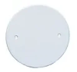 Vegglokk 100mm hvit uten skruer