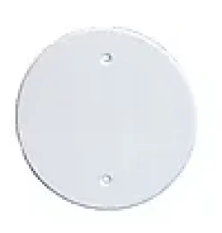 Vegglokk PVC hvit med skruefeste 92mm