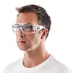 Vernebrille over brille med klar linse