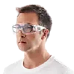 Vernebrille over brille med klar linse