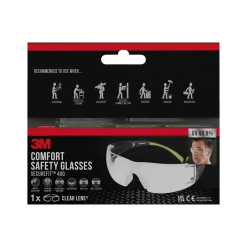 Vernebrille Securefit klar