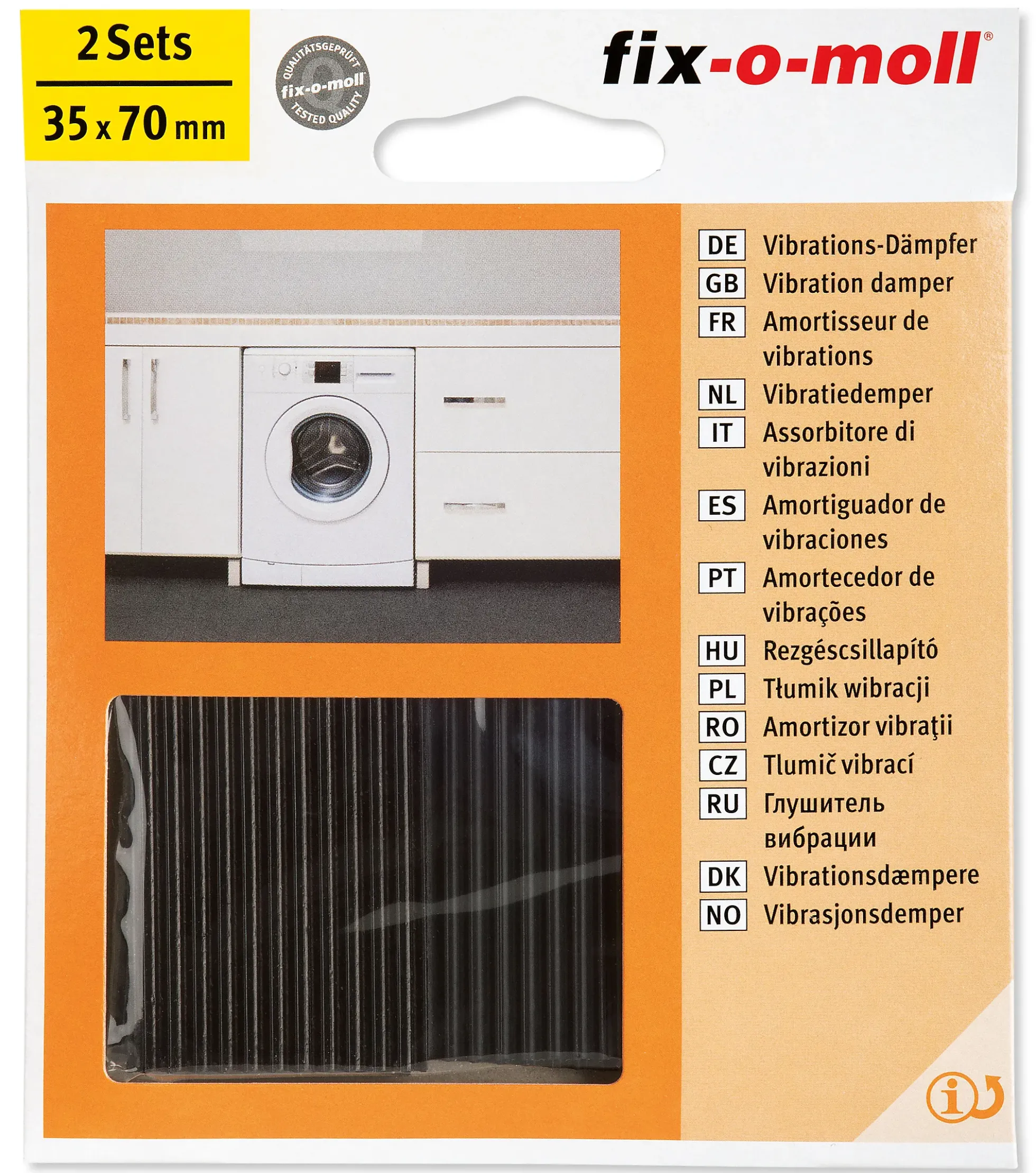 Vibrasjonsdempere for Vaskemaskin Etc.