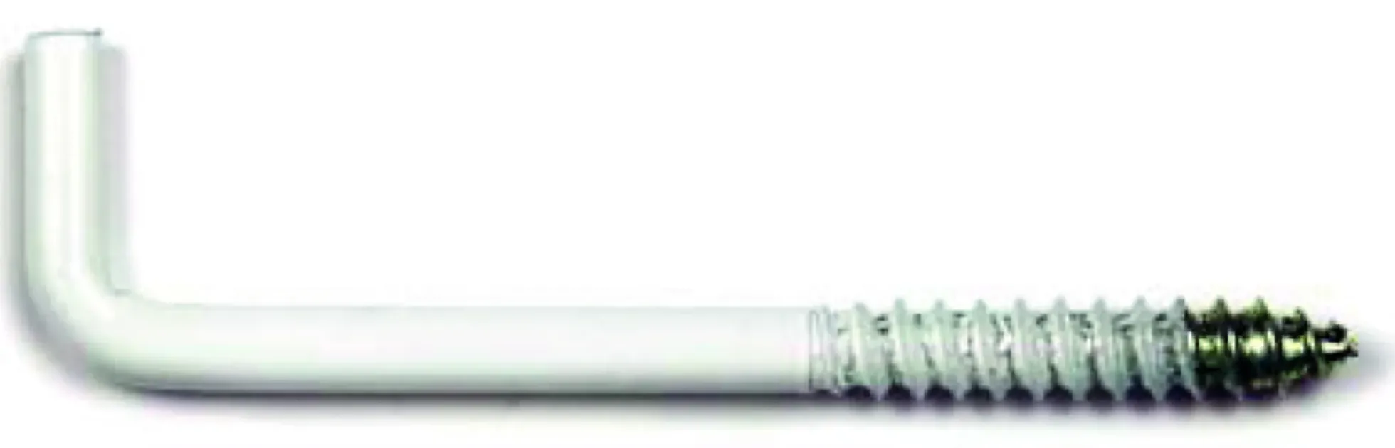 Vinkelkrok 3,0x40mm Hvit