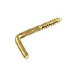 Vinkelkrok 2.7x40mm messing 6stk