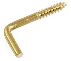 Vinkelkrok 2.7x40mm messing 6stk
