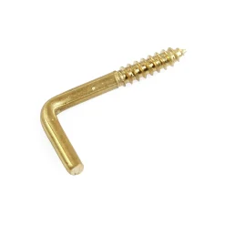Vinkelkrok 2.7x30mm messing 6stk