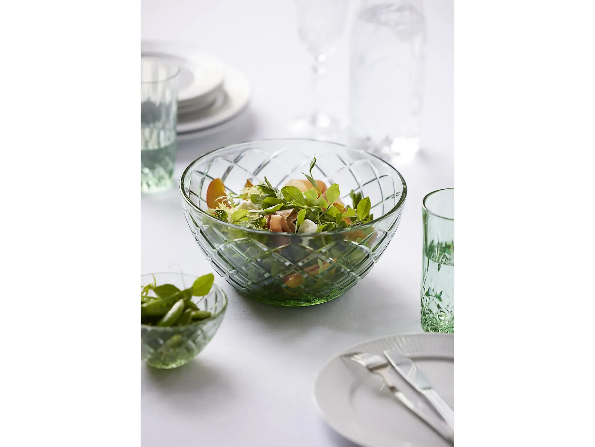 Whiskyglass Sorrento Grønn 32cl 4stk