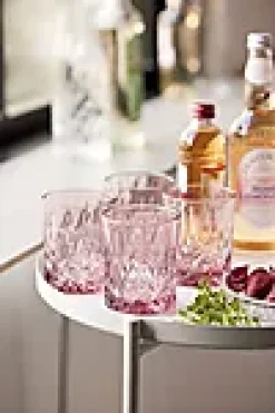 Whiskyglass Sorrento Rosa 32cl 4stk