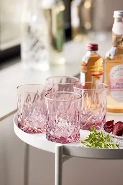 Whiskyglass Sorrento Rosa 32cl 4stk