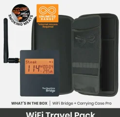 WIFI STEKETERMOMETER TRAVEL PACK (WIFI BRIDGE REISEVESKE)