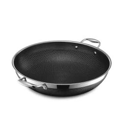Wok med lokk 36cm hybrid