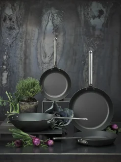 Wokpanne 30cm Black Iron