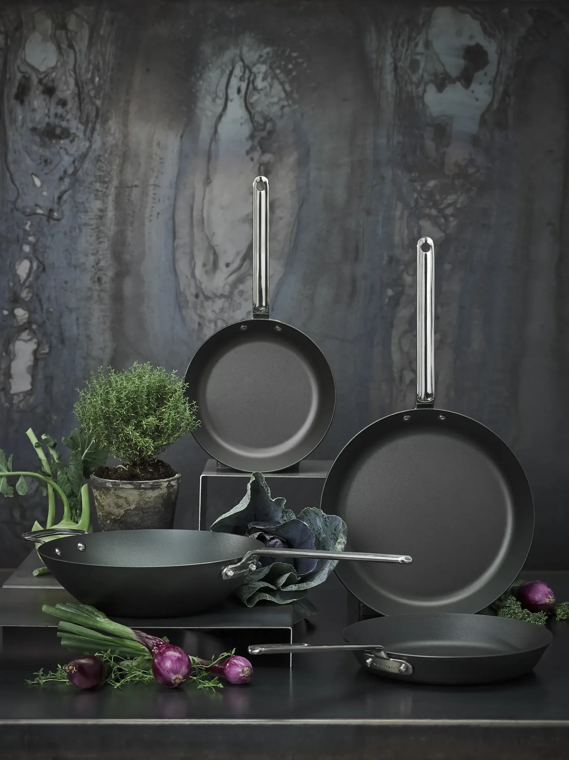 Wokpanne 30cm Black Iron