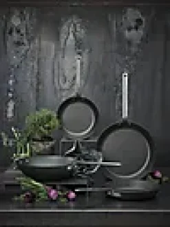 Wokpanne 30cm Black Iron